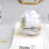 MultiBey Gold Paper Clips in Elegant Magnetic Marble White Clip Holder - 28mm, 100 Clips per Box