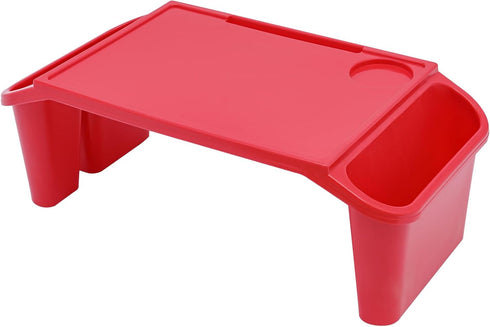 6Pcs (6, Kids Lap Desk Tray, Portable Activity Table, Portable Lap Bed Table with Side Pockets, Plastic Lap Desk