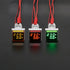 Amp Voltage Meter, 22mm Dual Display Panel Voltmeter Ammeter AC 0-100A 60-500V LED Indicator