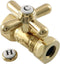 Kingston Brass CC44152X Quarter Turn Valve (1/2" FIP X 1/2" or 7/16-Inch Slip Joint), Polished Brass