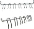 Pegboard Screwdriver Holders Organizer, Stainless Steel Peg Board Tool Utility Hooks for Shop Store, Silver