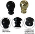 GUQIANLU 2 1/4-28Thread PCS Lamp Finials,Decorative Metal Lamp Shade Screw Cap with for Table and Floor Lamps, Screw On