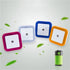 OFAPLFKUR Wireless Sensor LED Night Light Mini Square Night Lights for Baby Children Living Room Bedroom Corridor