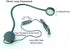 3 10 Dimmable QUANS Color Changeable Level Flexible Gooseneck Wall Mount Mounted Bedside Reading LED Light Lamp