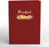 Lovepop Thanksgiving Pop-Up Card - 3D Holiday Greeting Card for Her and Him - Cornucopia 5" x 7"