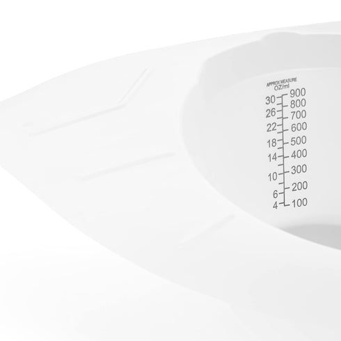 Caremax Supply Specimen Collection Pan – Pack of 10, Frosted Urine Measuring Container