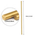 8 Pcs B Round Stock Lathe Bar Stock Kit, Solid Brass Rod, 1/8 Inch Diameter, 12 Inch Length