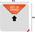 Office Privacy Sign - Do Not Disturb/Please Knock/Out of Office Magnetic Door Indicator (Square, Silver)