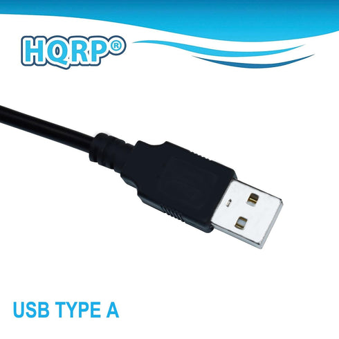 6ft P-208 HQRP Long USB to Mini USB Cable Compatible with Canon imagefor ULA Scan-tini Personal Document Scanner