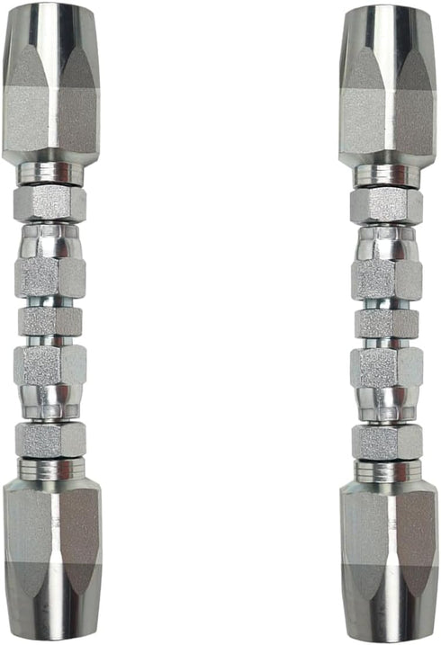 AKM 2-Pack Hydraulic Hose Field Repair Kit, 3/8" Inner Diameter Reusable