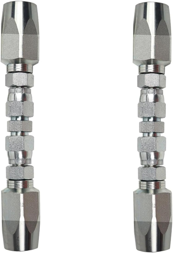 AKM 2-Pack Hydraulic Hose Field Repair Kit, 3/8" Inner Diameter Reusable