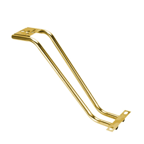 Fhtdhm Salon Chair Foot Pedal Salon Chair Footrest Heavy Duty Equipment Stainless Steel, Gold