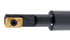 Accusize Industrial Tools 3/8'' 90 Deg Square Shoulder End Mill, 3'' Overall Length, Apkt11t3 Inserts, 1 Flute