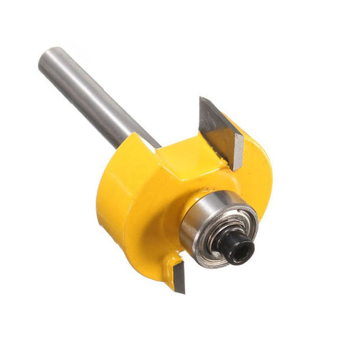 Yakamoz 1/4 Inch Shank Rabbet Router Bit with 6 Bearings Set - 1/8", 1/4", 5/16", 3/8", 7/16", 1/2"