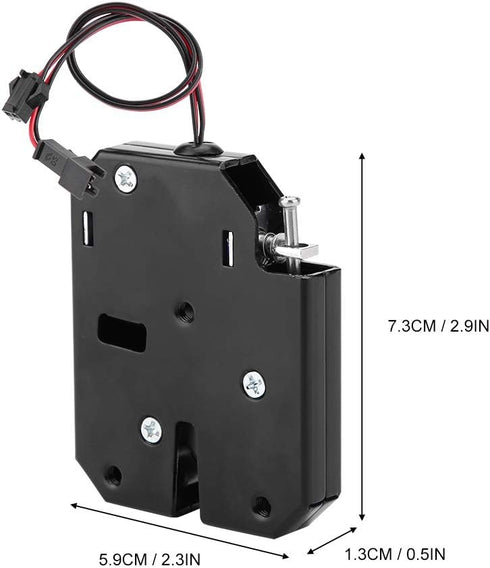 Sonew DC 12V Cabinet Drawer Electric Control Drawer Switch Lock with Detecting Switch