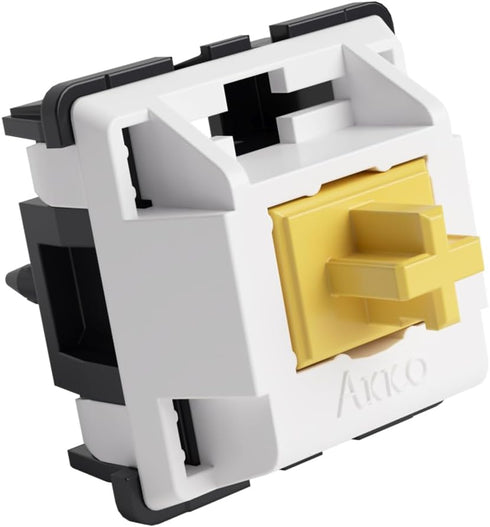 Akko V3 5-Pin 50gf (45pcs) Penguin Tactile Silent Keyboard Switch for Mechanical Gaming Keyboard, Quiet Pre-Lubed