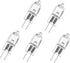 10x G4 12V 5W Light Bulb Replacement, JC 2 Pin Base Halogen for Kitchen Table Landscape Desk Lighting