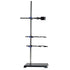 Heavy 24" Laboratory Stand Support, Metalware Ring Stand, Industrial Grade Retort Stand Set for Chemistry