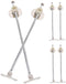 Toddmomy 6pcs Replaceable Cabinet Hinges Sturdy Iron Furniture Support Hinges for Cupboard