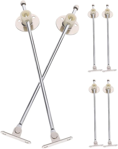 6pcs Heavy Duty Cabinet Door Hinges Replaceable Cupboard Support Hinge Parts for