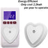 Set 4, 0.5W maxin LED Night Light Lamp with Smart Auto ON/Off Sensor of Plug-in LED Wall Night Light Lamp for Bedroom