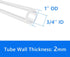 3/4" 1" (16.4 Quickun Pure Silicone Tubing, ID x OD High Temp Food Grade Tube Pure Silicone Hose Tube for Home Brewing