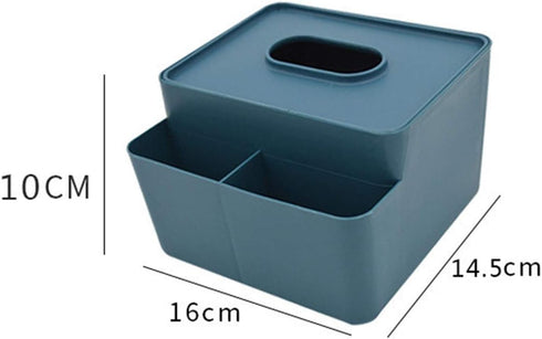Countertop Q QIHANG Plastic Multifunctional Tissue Box Home Office Desktop Bathroom Sink Bedroom Bedside Cabinet