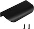 Hordion 10 Pack 3.15" Closet Finger Edge Pull, Aluminum Flat Hidden Bar Pulls Concealed Tab Pulls Handle for Cabinet
