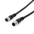 M12 A Coding 4 Pin Male to Female Actuator Sensor Electrical Signal Cable for Industrial Controls, Device Network