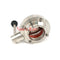 DIYNoLab 2" 51mm SS304 Stainless Steel Sanitary Weld Butterfly Valve Brew Beer Dairy