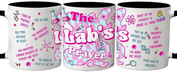 Lab Tech Gifts Funny, Ceramic Mug 11oz, Lab Week Gifts for Laboratory Workers, Coffee Cups