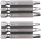 6Pcs 1/4 Inch Shank Long Magnetic Square Head Screwdriver Bits Set, Power Tools