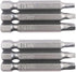 6Pcs 1/4 Inch Shank Long Magnetic Square Head Screwdriver Bits Set, Power Tools