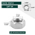 1/4"-20 Stainless Steel Hex Nuts, Bright Finish Hexagon Nuts, 304 Stainless Steel 18-8, 25 PCS