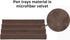 EURYNOME Genuine Leather Pen Display Case, 3 Pens Holder, Pen Display Stand for Desk