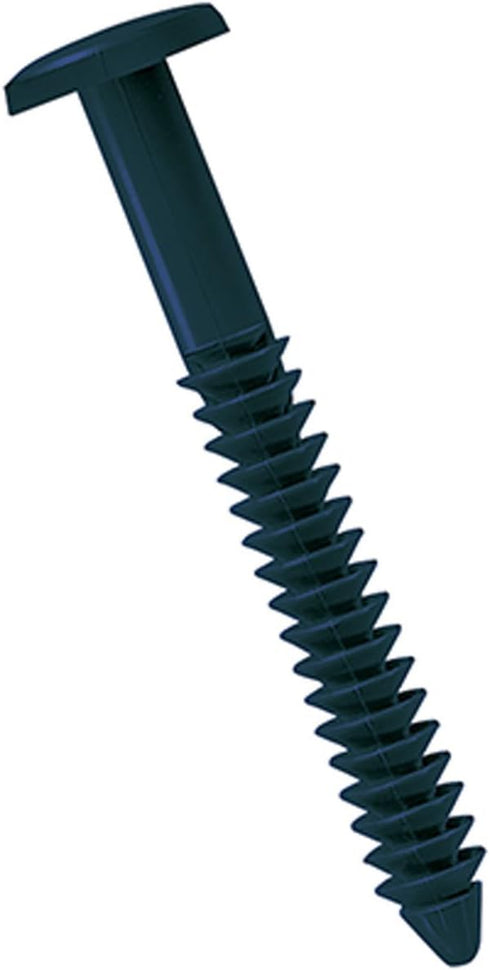 Ekena Millwork LVSL0006MB 3" Lifetime Vinyl Shutter-Lok's, Midnight Blue (6/Bag), 6 Count (Pack of 1) by Ekena Millwork