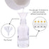 PrettyCare Eye Dropper Bottles, 2 oz, 4 Pack, Glass Bottles with Golden Caps, Labels, Funnel & Measured Pipettes