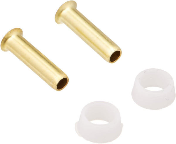 9512 Delrin Sleeve and Poly Tube Brass Insert Tube, 1/4"