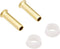 9512 Delrin Sleeve and Poly Tube Brass Insert Tube, 1/4"
