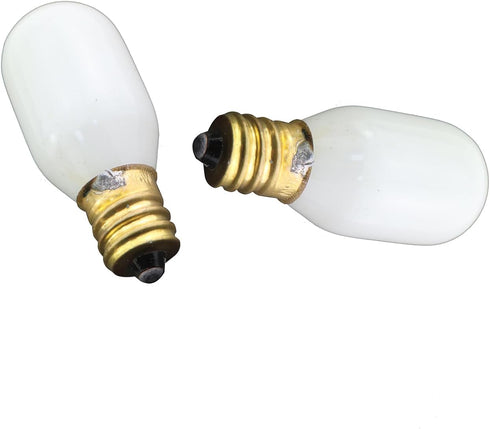 ZHYOHEN 2PCS 6W Bulbs E12 T20 56 Replacement Light Candelabra Bases Christmas House Light Accessories Transparent Glass