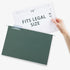 HERKKA Extra Capacity Hanging File Folders, 30 Pack Reinforced Legal Size with 3 Inch Expansion, Green
