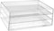 Hemobllo Clear Drawer Organizer Stylish Storage Case for Home Office and Cosmetic