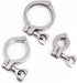 KBNJDTQP 304 Applications(119mm) Stainless Steel Heavy Duty Sanitary Tri Clamp - Single Pin for Home Brewing, Dairy