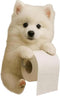 Generic Dog Paper Towel Rack, Wall Mount Resin 3D Dog Shaped Toilet Roll