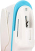Fdit Hand Stapleless Stapler, White Stapleless Paper Stapler, Stapleless Stapling Machine, Eco-Friendly ABS for Office with Comfortable Handle Easy to Operate School(White) by Fdit