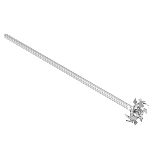 MECCANIXITY 304 Stainless Steel Stirring Rod 11.81" Length with 1.57" ID Dispersion Disc for Industrial, Laboratory