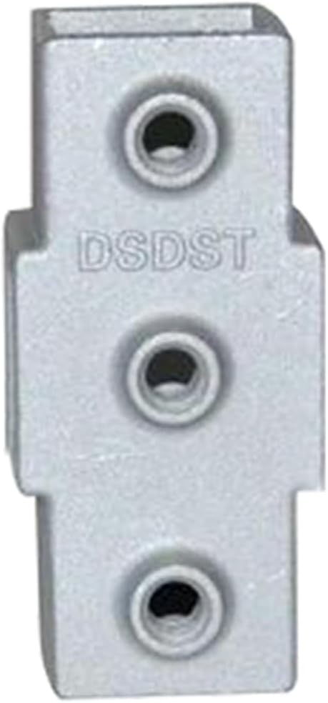 8 25mm 3 3-3.5mm Pcs Straight Line Way Square Tube Connector, Aluminum Alloy Tubing Corner Coupler, Pipe Fixed Joint