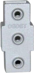 8 25mm 3 3-3.5mm Pcs Straight Line Way Square Tube Connector, Aluminum Alloy Tubing Corner Coupler, Pipe Fixed Joint