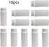 Othmro 10Pcs 100ml Plastic Bottles, Lab Cylindrical Chemical Reagent Bottles for Liquid Storage, Round Storage