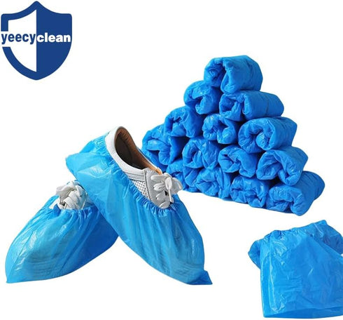 X-Large Disposable Shoe Covers, Waterproof Dust Proof Boot Cover Protectors (100, 50 Pairs)